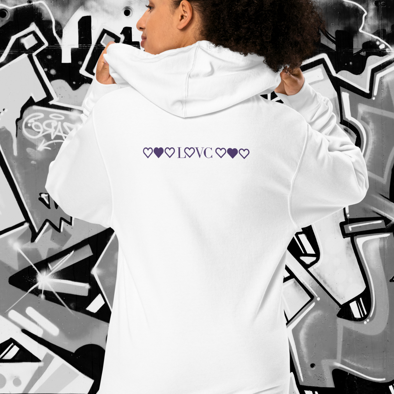HOODIE PREMIUM CON CAPUCHA MUJER ANIMAL PRINT