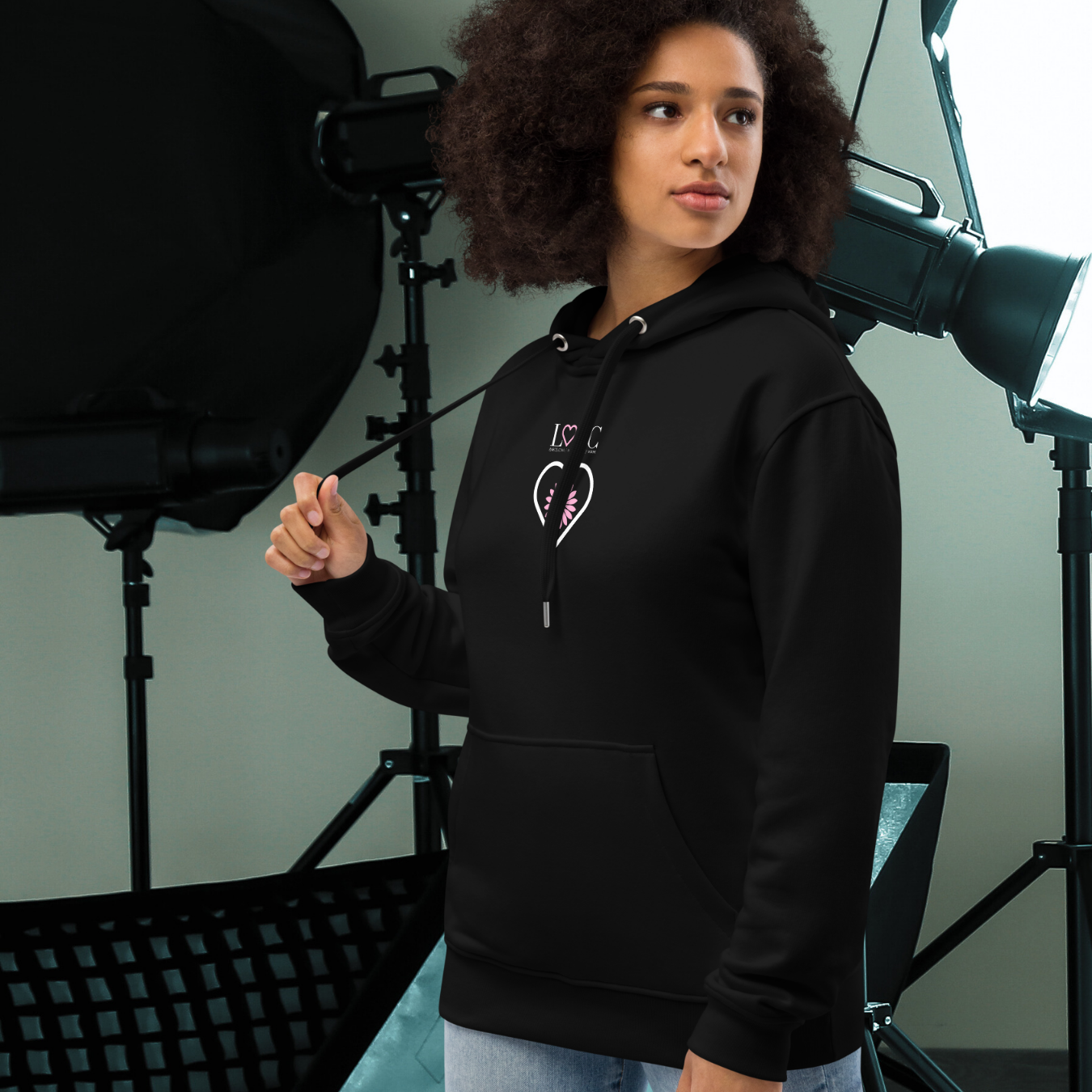 HOODIE PREMIUM CON CAPUCHA ECO MUJER GIRASOL