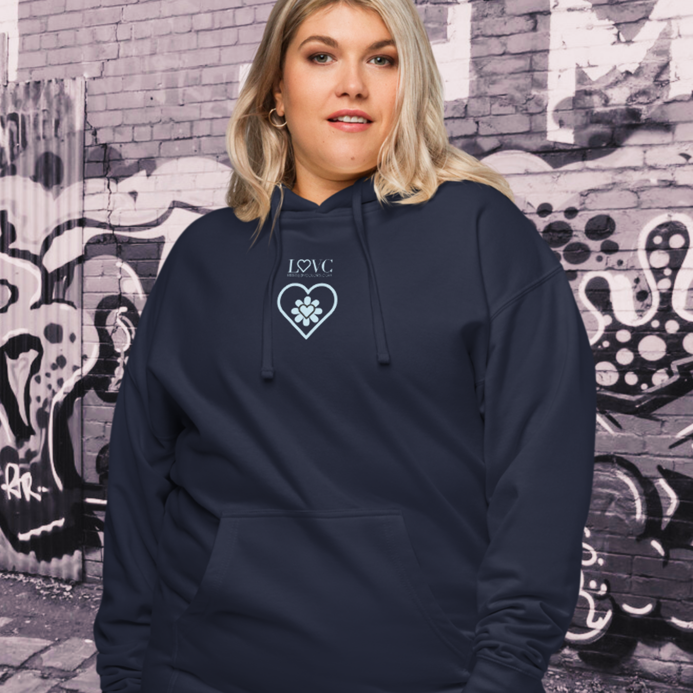 HOODIE PREMIUM CON CAPUCHA MUJER CUORE