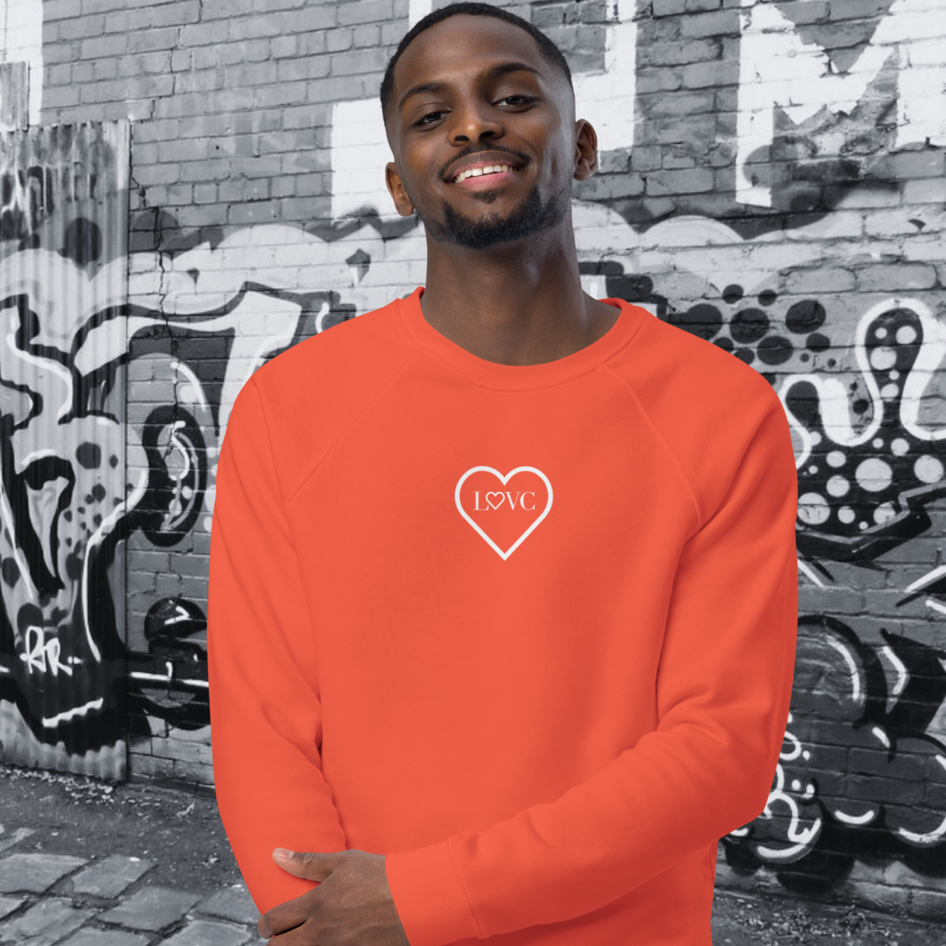 SUDADERA ORGÁNICA HOMBRE LOGO CLASSIC