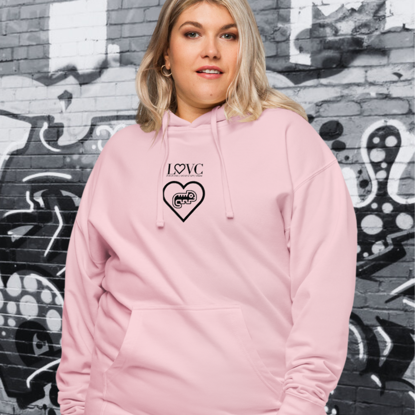 HOODIE PREMIUM CON CAPUCHA MUJER CAMALEÓN