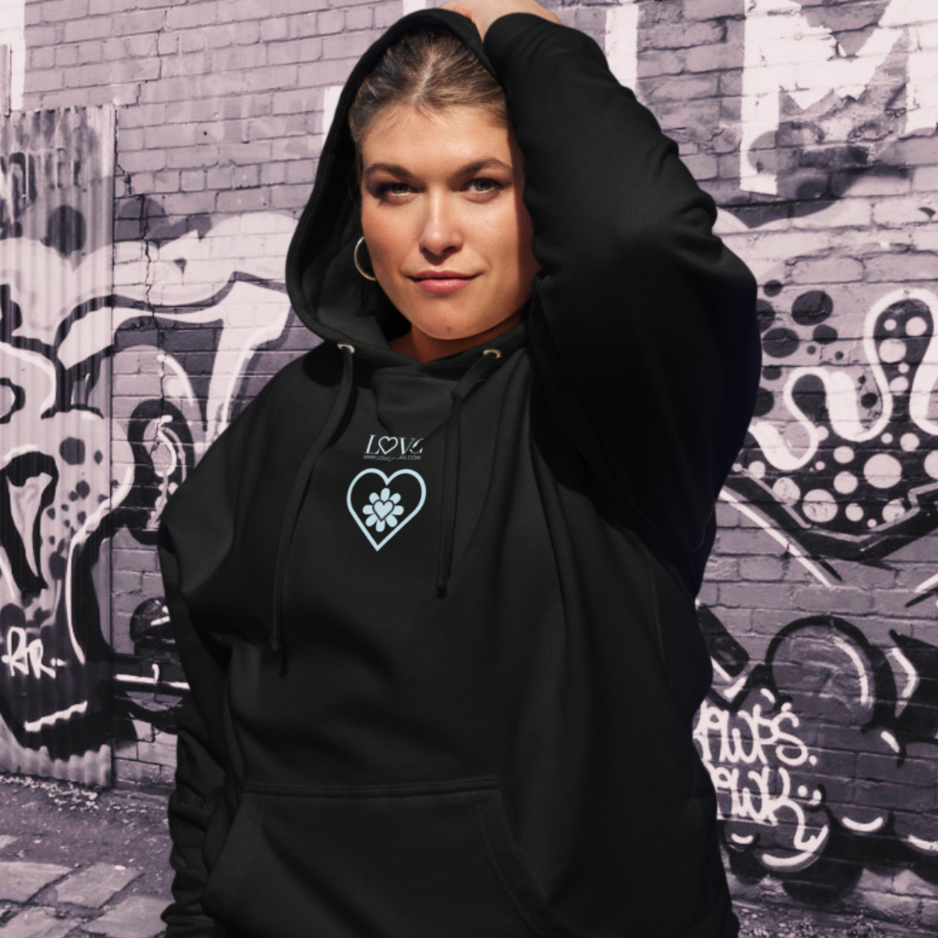 HOODIE PREMIUM CON CAPUCHA MUJER CUORE