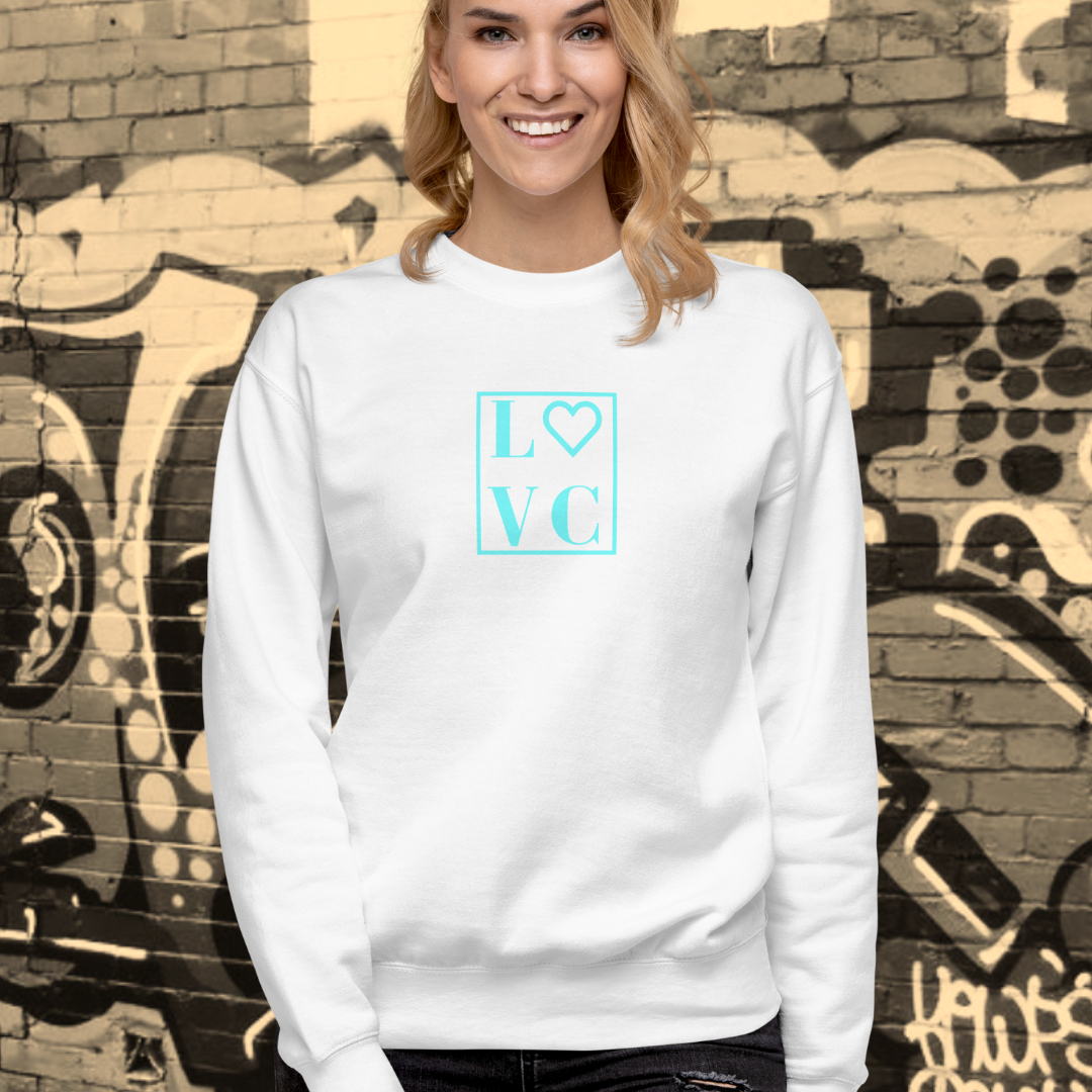 SUDADERA GRUESA MUJER LOGO CUADRADO