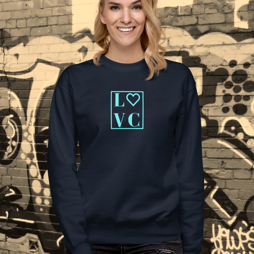 SUDADERA GRUESA MUJER LOGO CUADRADO