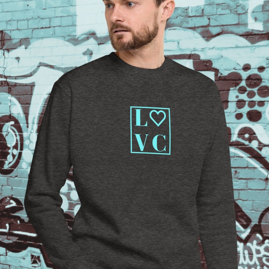 SUDADERA GRUESA HOMBRE LOGO CUADRADO
