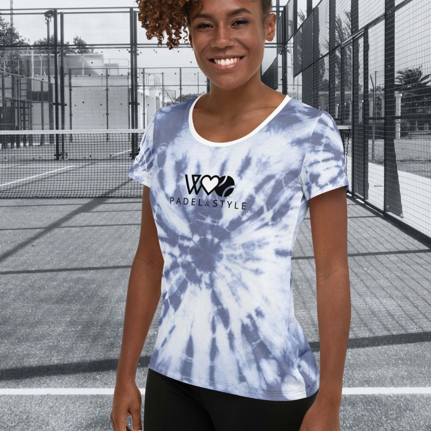CAMISETA DEPORTIVA ESTAMPADA MUJER PADEL