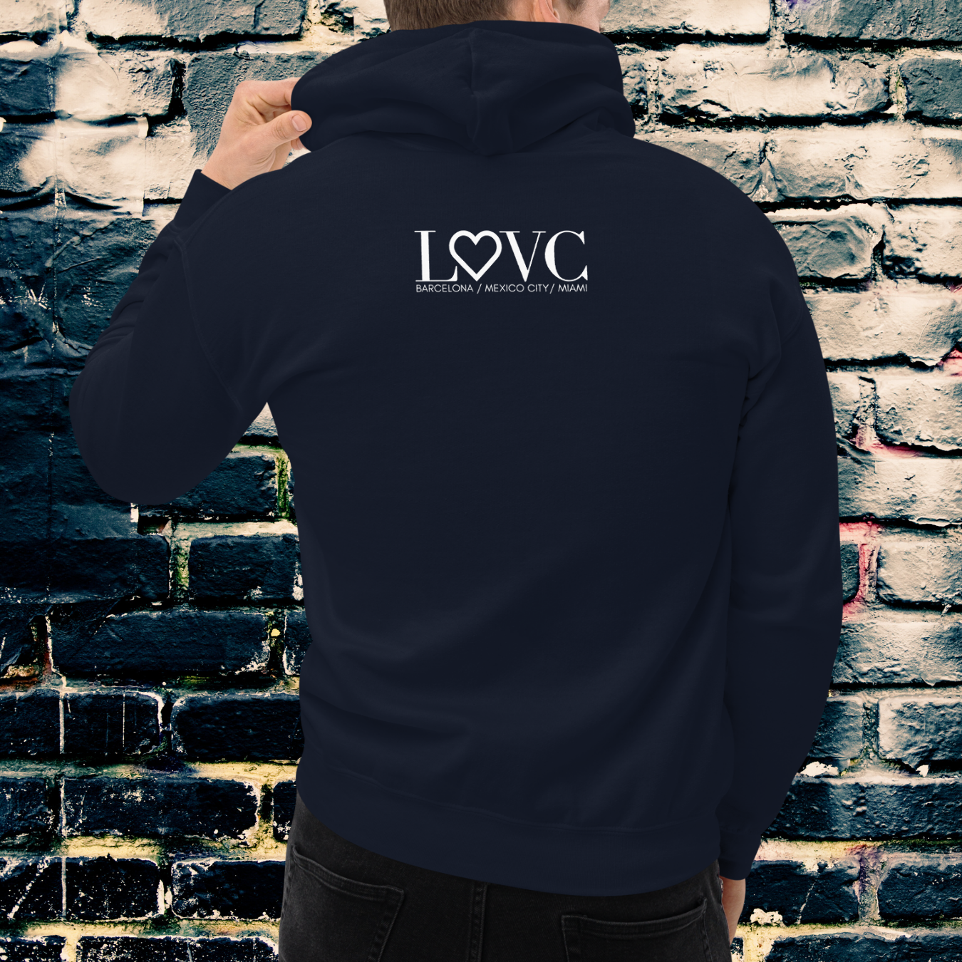 HOODIE CON CAPUCHA HOMBRE LOGO MILITAR