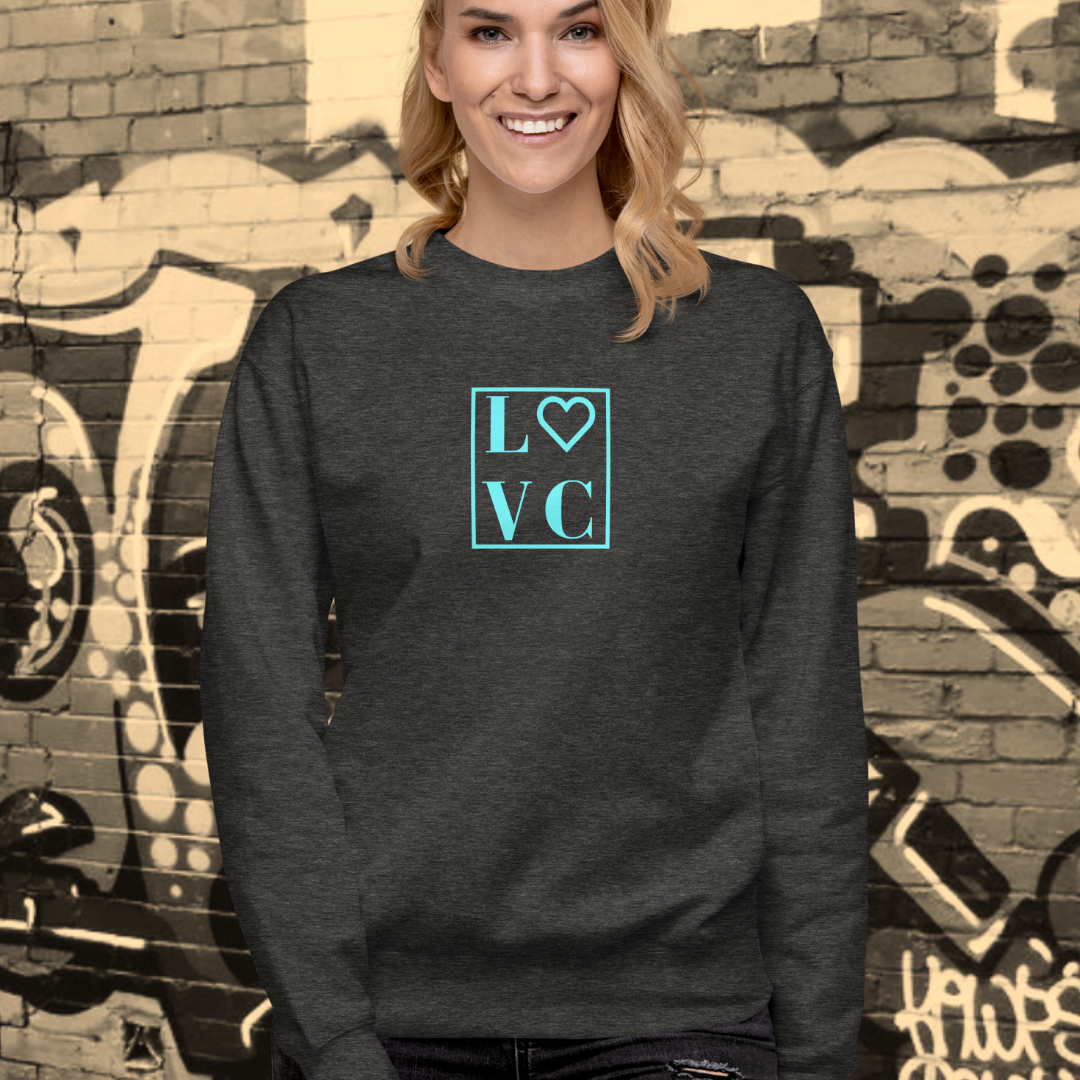 SUDADERA GRUESA MUJER LOGO CUADRADO