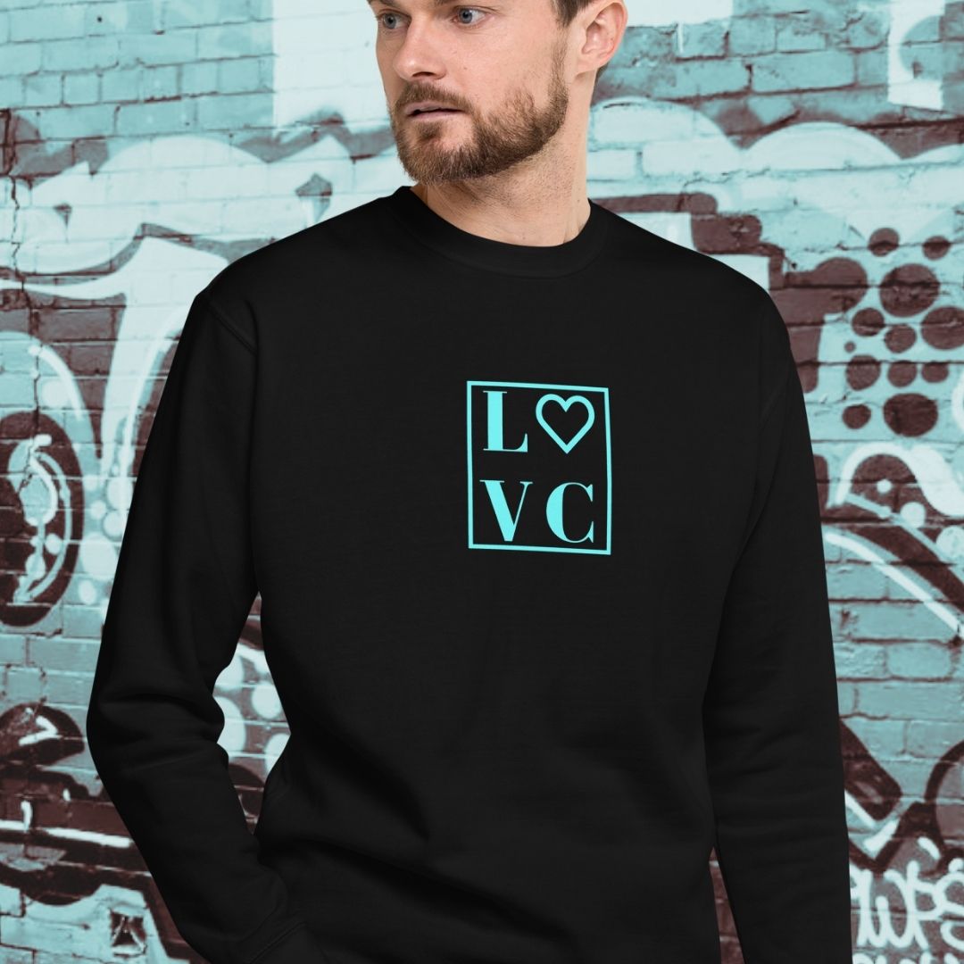 SUDADERA GRUESA HOMBRE LOGO CUADRADO