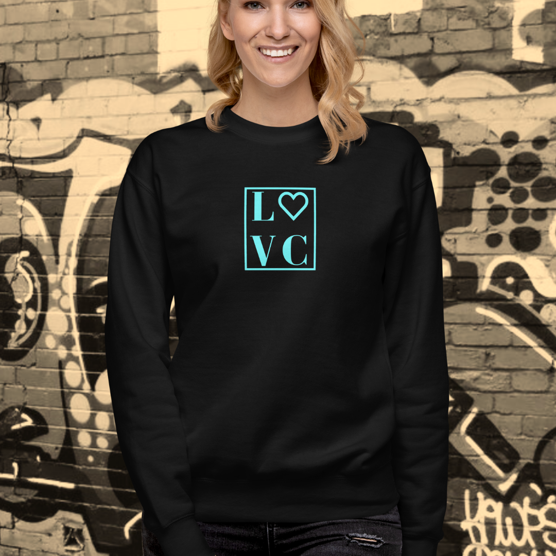 SUDADERA GRUESA MUJER LOGO CUADRADO