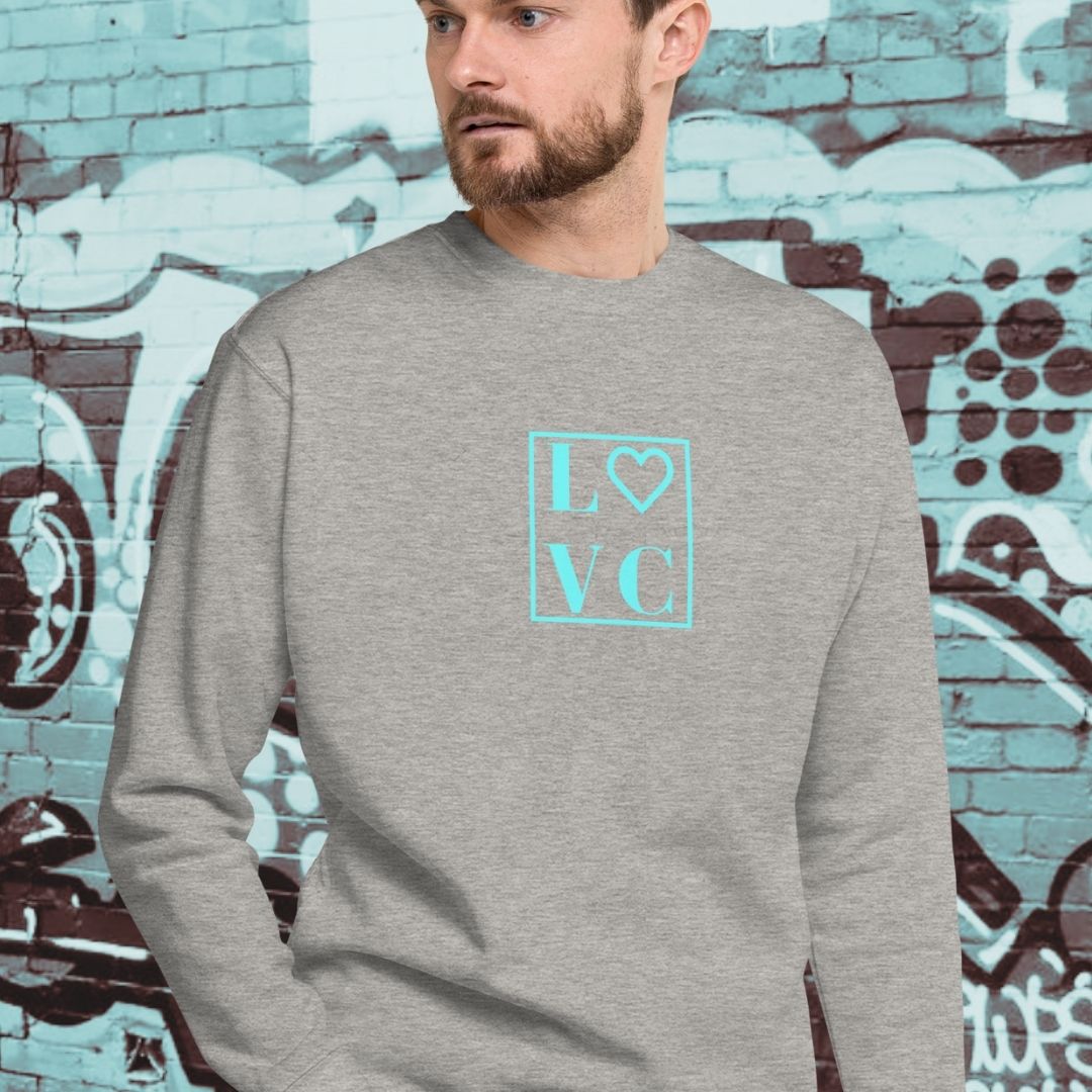 SUDADERA GRUESA HOMBRE LOGO CUADRADO