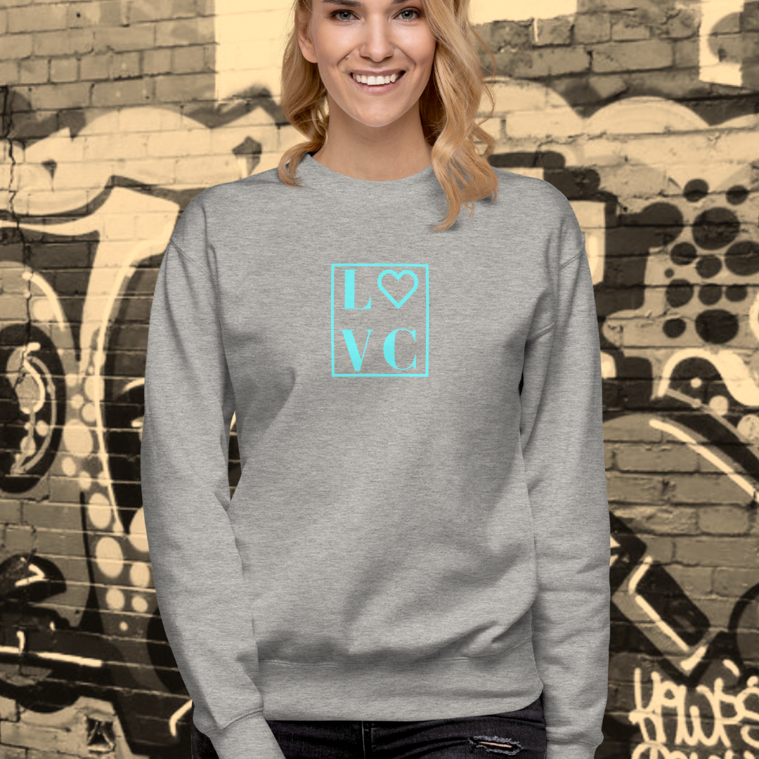 SUDADERA GRUESA MUJER LOGO CUADRADO