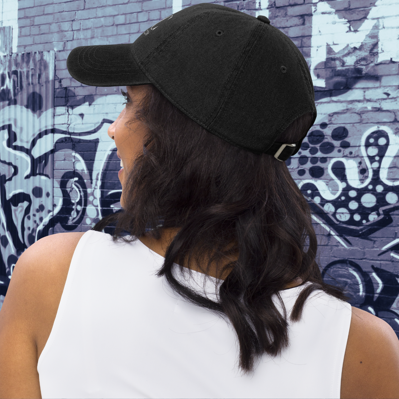 GORRA VAQUERA MUJER LOGO CORAZÓN AZUL