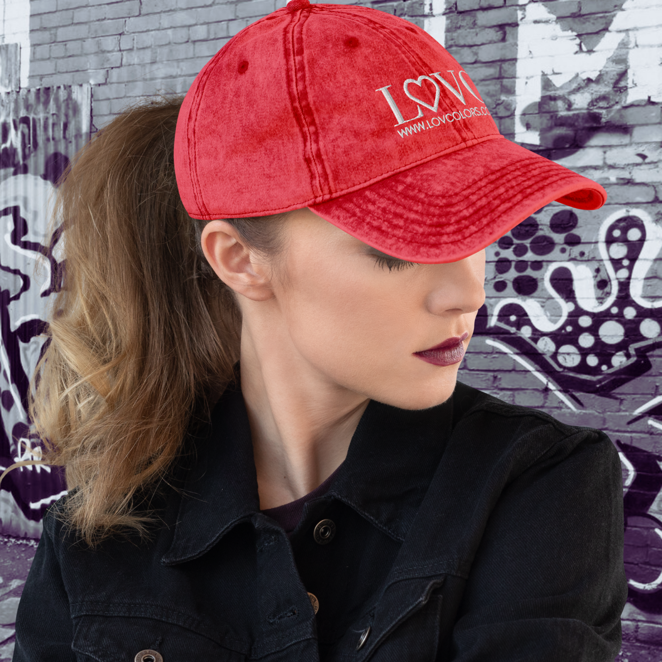 GORRA VINTAGE MUJER LOGO