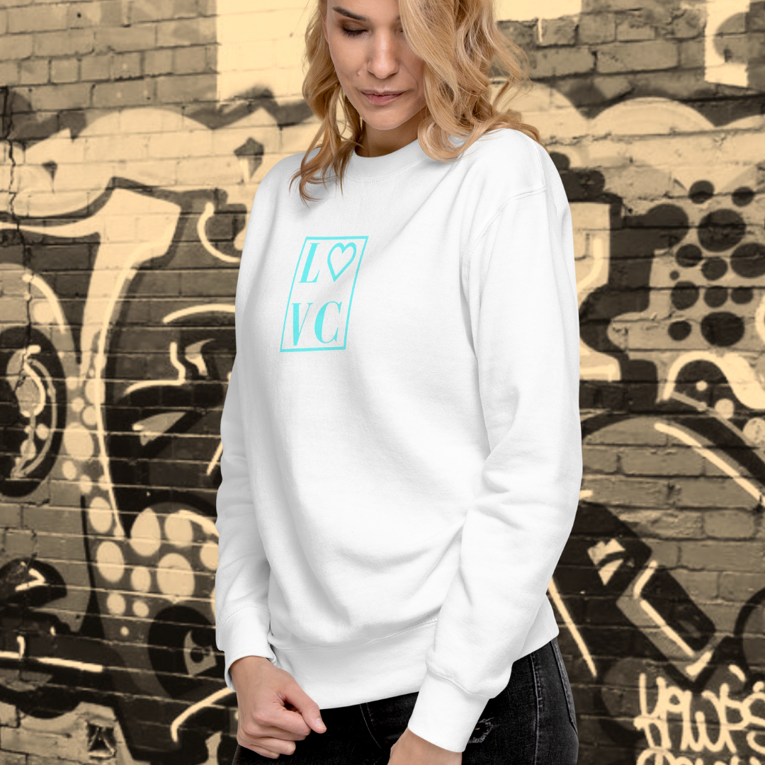 SUDADERA GRUESA MUJER LOGO CUADRADO