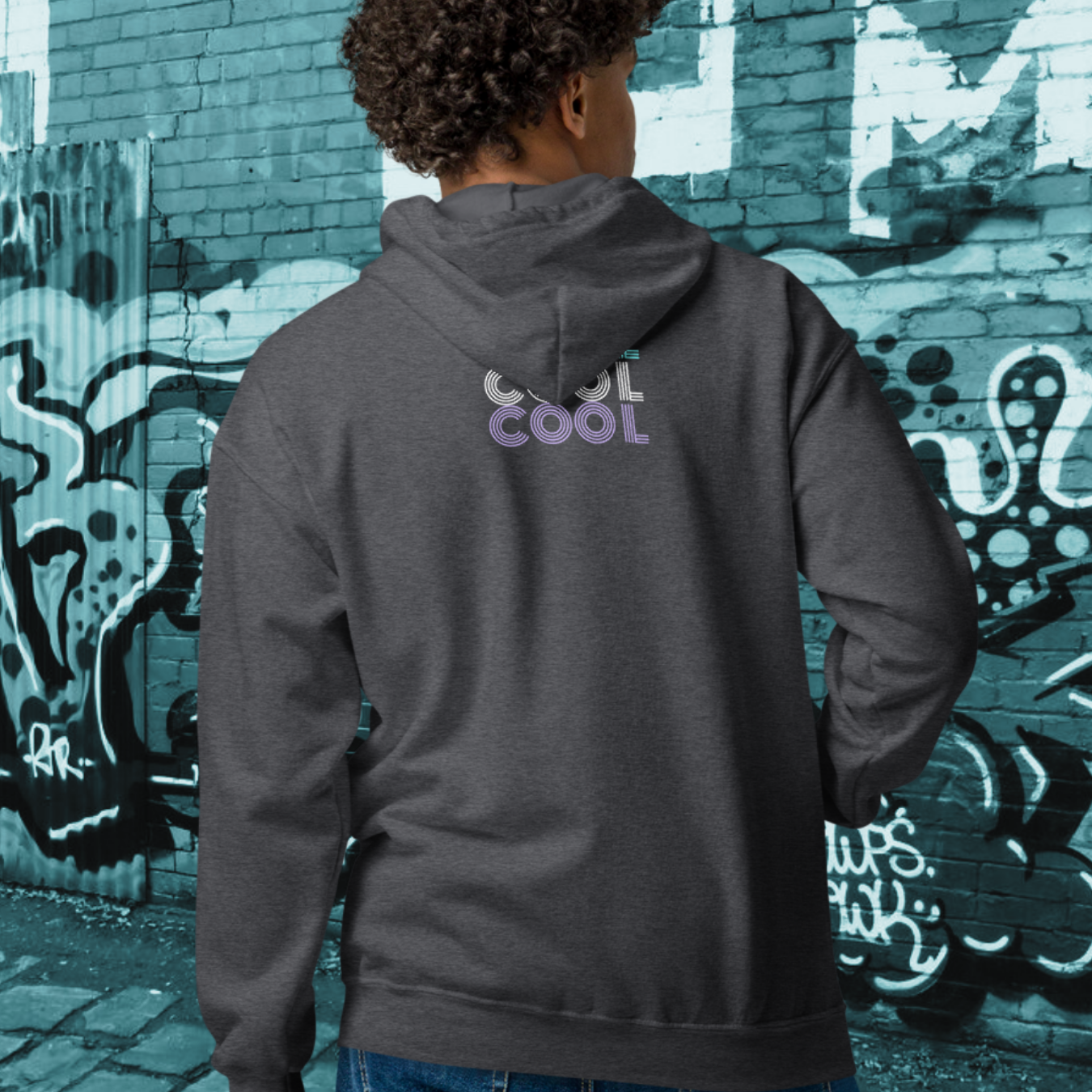 HOODIE CON CAPUCHA Y CREMALLERA HOMBRE COOL