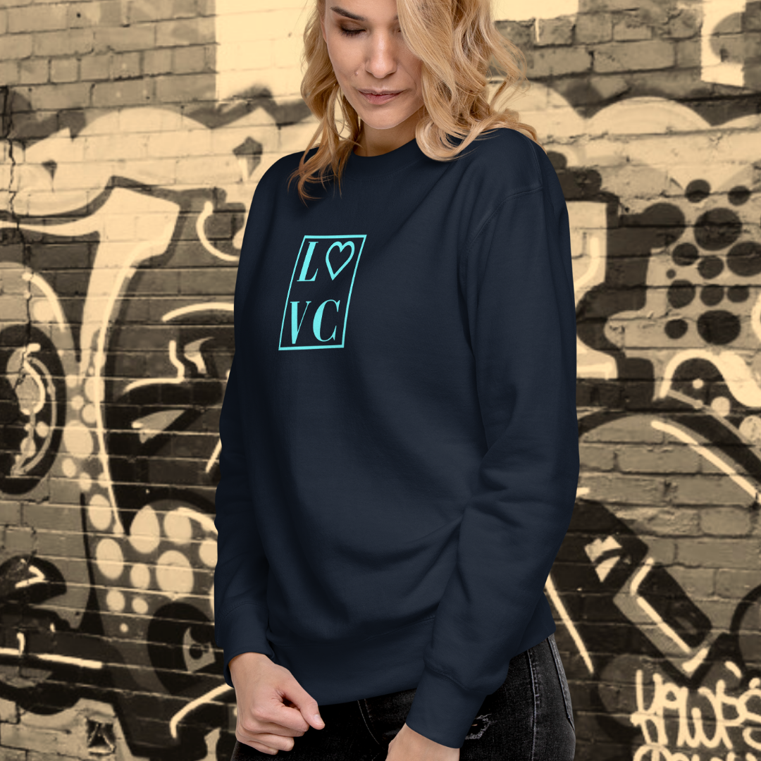 SUDADERA GRUESA MUJER LOGO CUADRADO