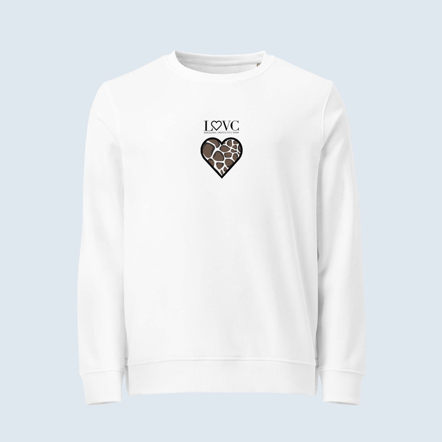 SUDADERA ORGÁNICA MUJER ANIMAL PRINT