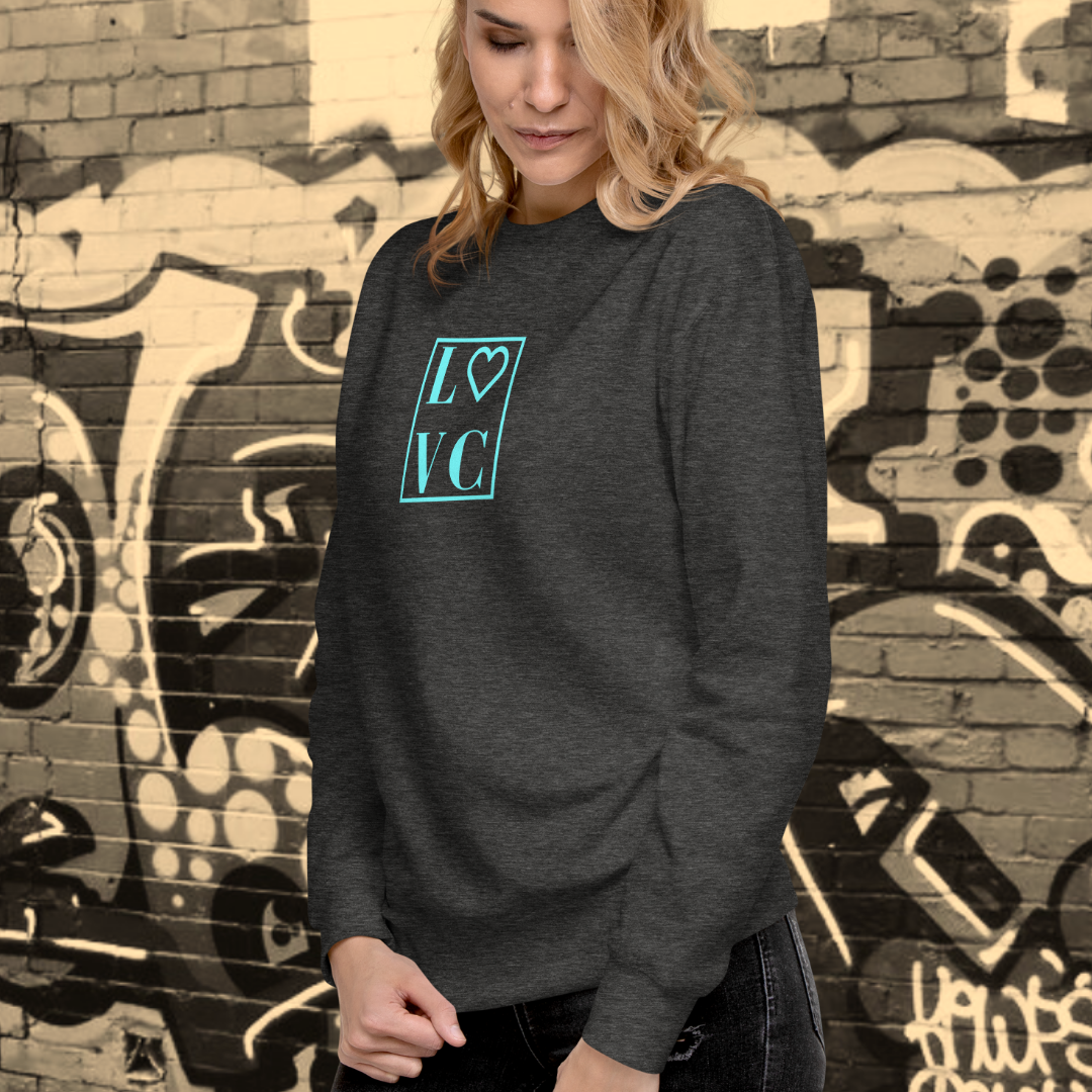 SUDADERA GRUESA MUJER LOGO CUADRADO