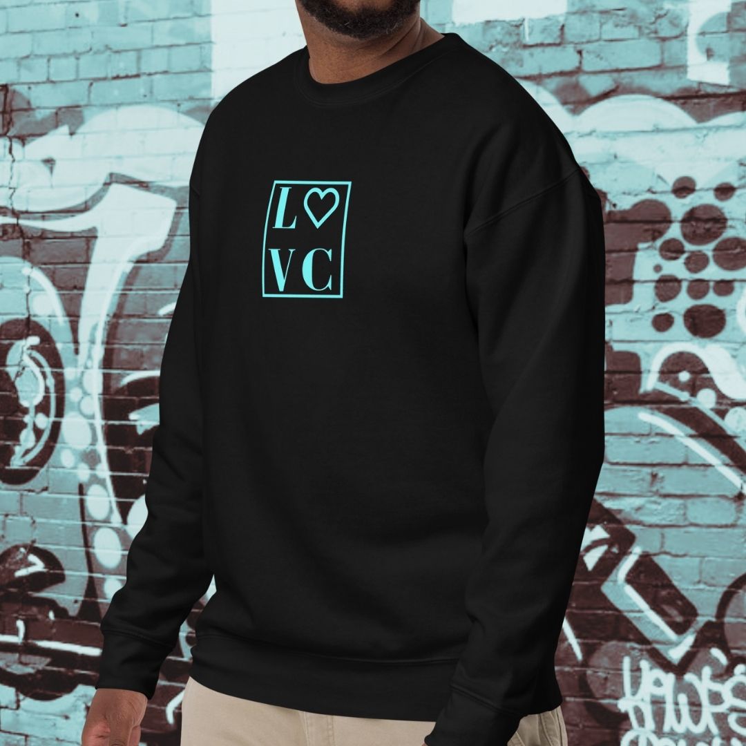 SUDADERA GRUESA HOMBRE LOGO CUADRADO