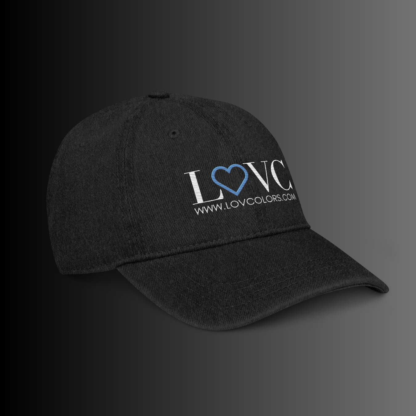 GORRA VAQUERA MUJER LOGO CORAZÓN AZUL