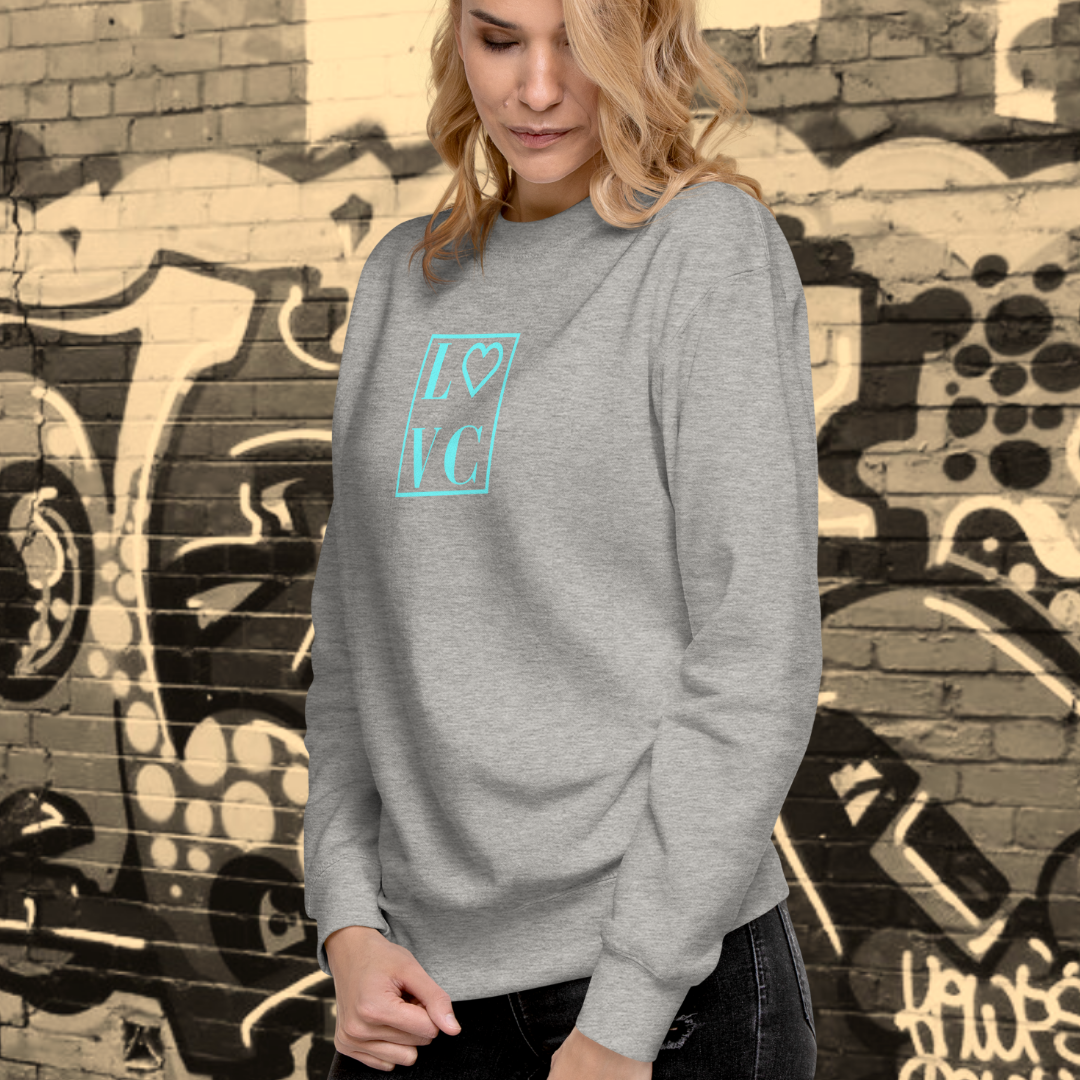 SUDADERA GRUESA MUJER LOGO CUADRADO