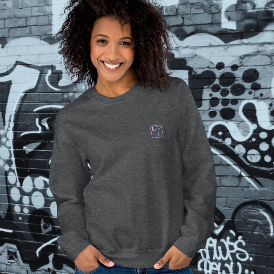 SUDADERA GRUESA MUJER LOGO BACK CUADRADO