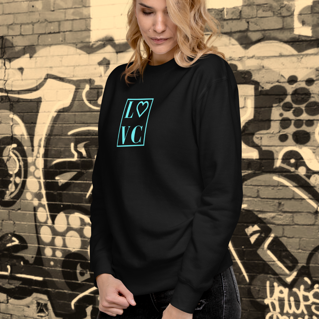 SUDADERA GRUESA MUJER LOGO CUADRADO