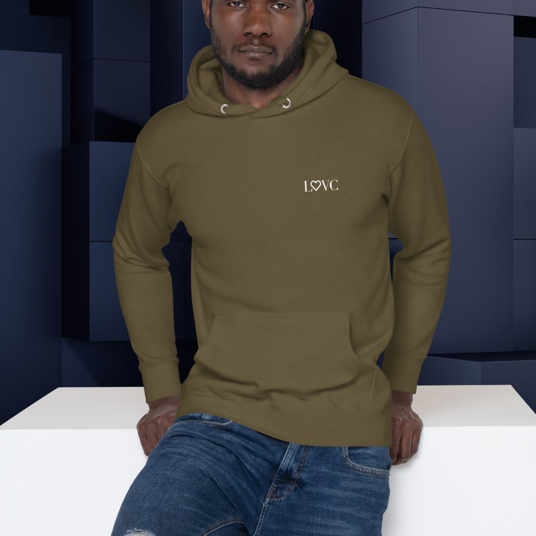HOODIE CON CAPUCHA HOMBRE LOGO CIRCULO