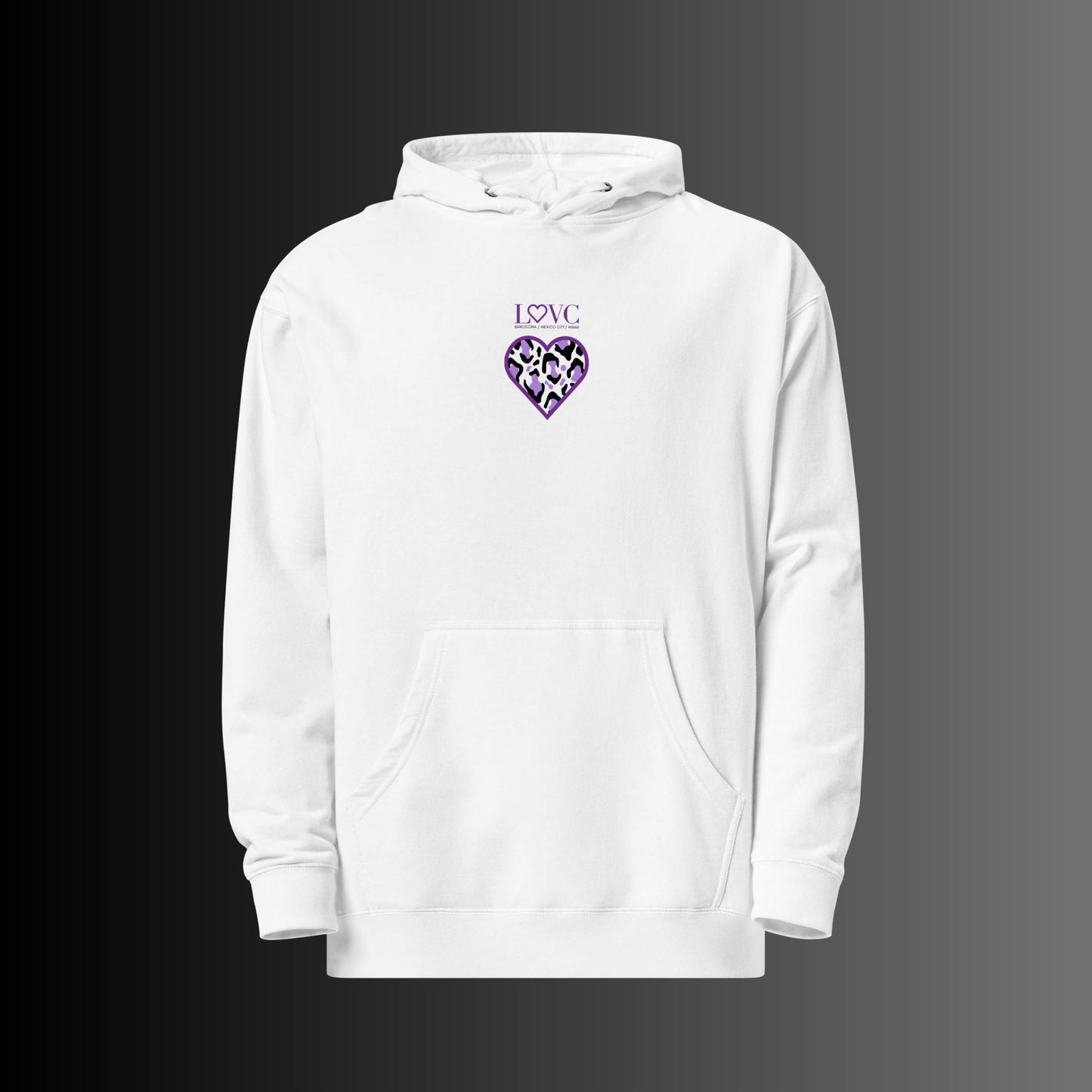 HOODIE PREMIUM CON CAPUCHA MUJER ANIMAL PRINT