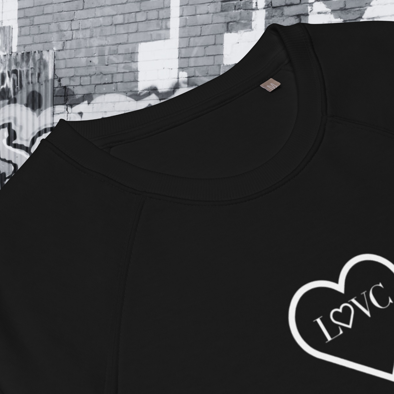 SUDADERA ORGÁNICA HOMBRE LOGO CLASSIC