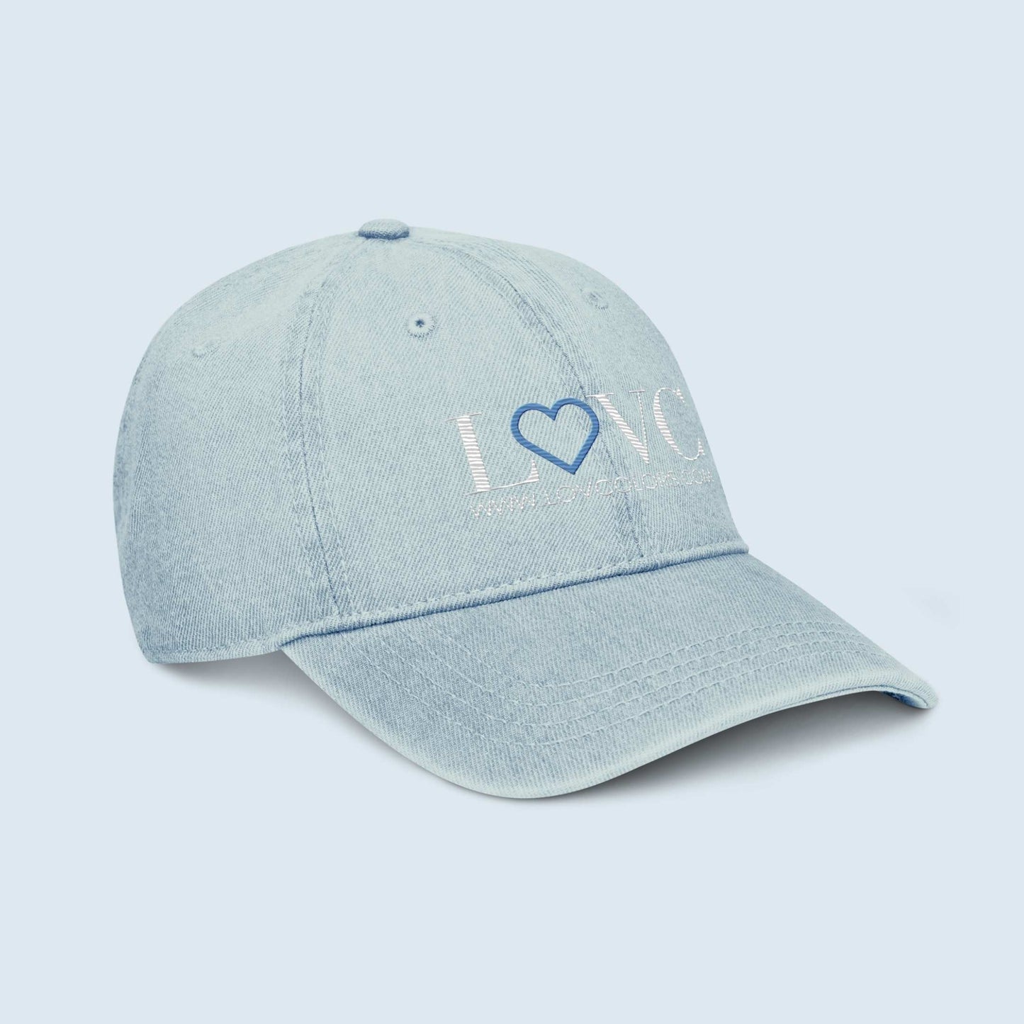 GORRA VAQUERA HOMBRE LOGO CORAZÓN AZUL
