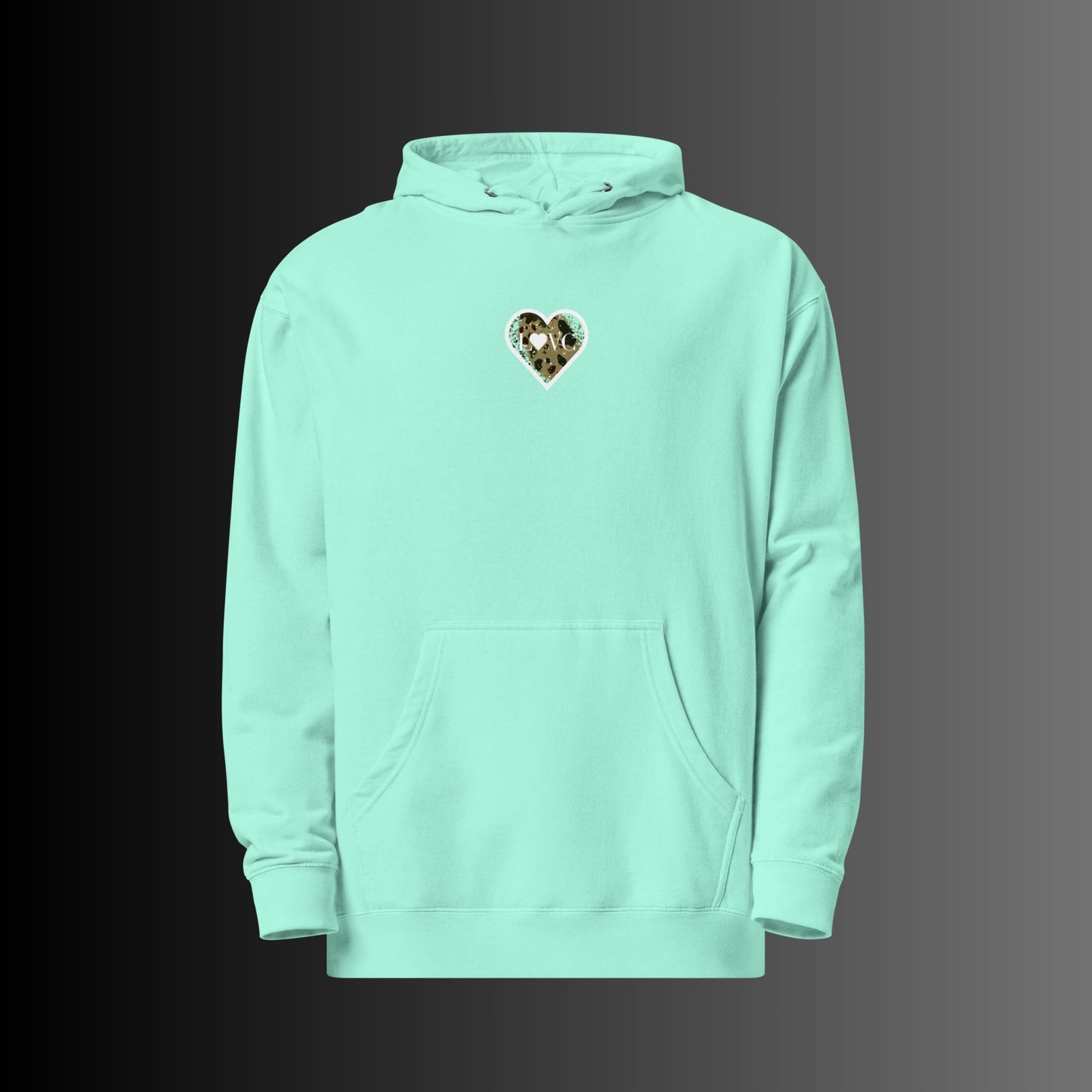 HOODIE PREMIUM CON CAPUCHA MUJER ANIMAL PRINT