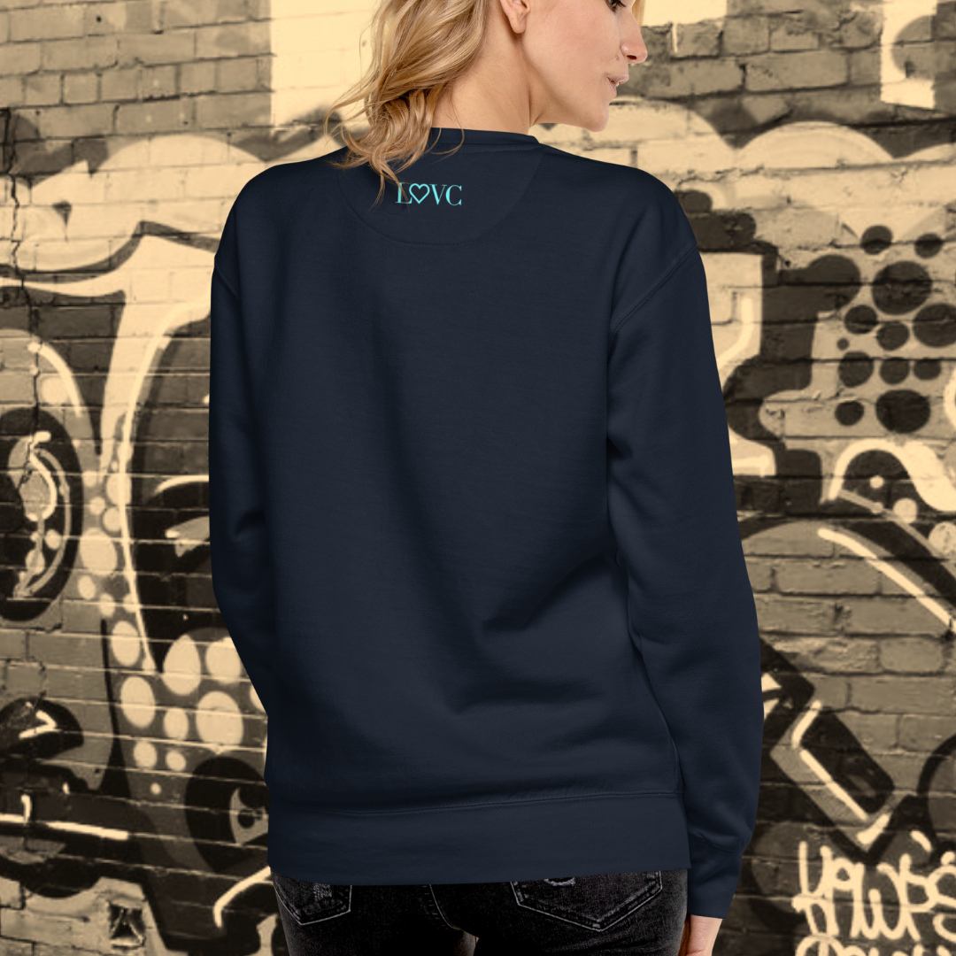 SUDADERA GRUESA MUJER LOGO CUADRADO