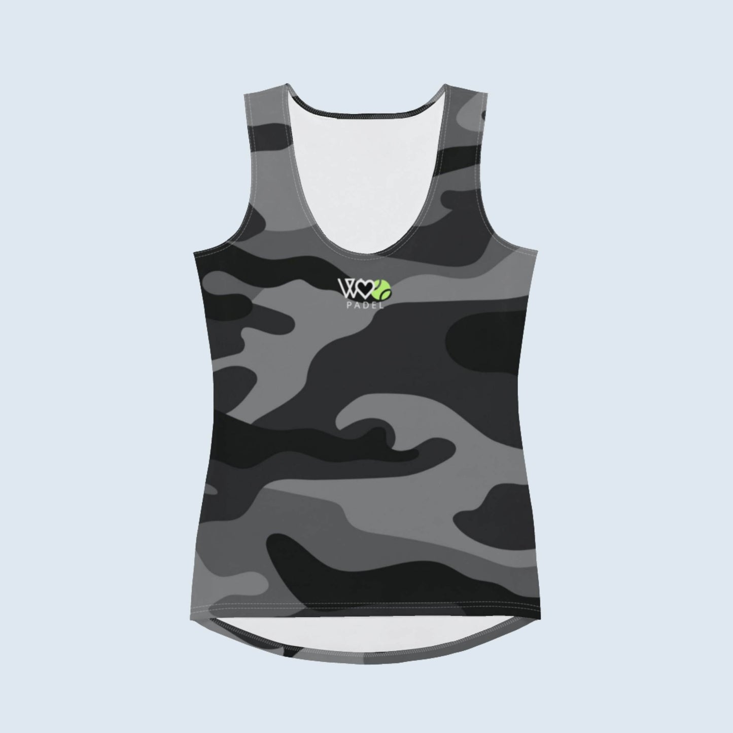 CAMISETA SIN MANGAS ESTAMPADA MUJER PADEL