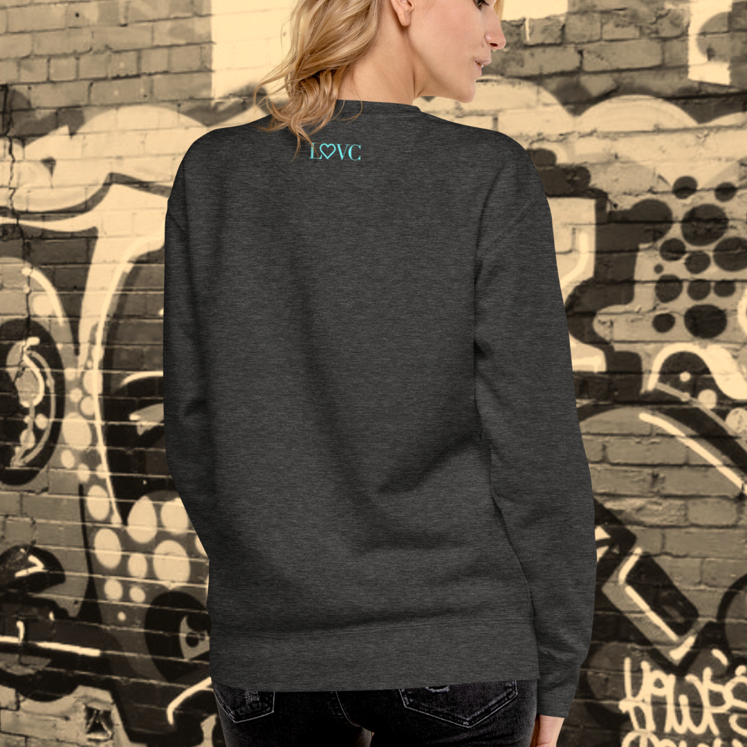 SUDADERA GRUESA MUJER LOGO CUADRADO