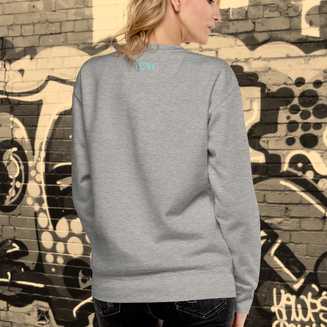 SUDADERA GRUESA MUJER LOGO CUADRADO