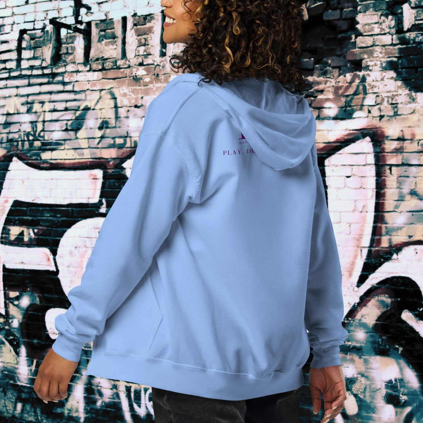 HOODIE CON CAPUCHA Y CREMALLERA MUJER LOGO CLASSIC
