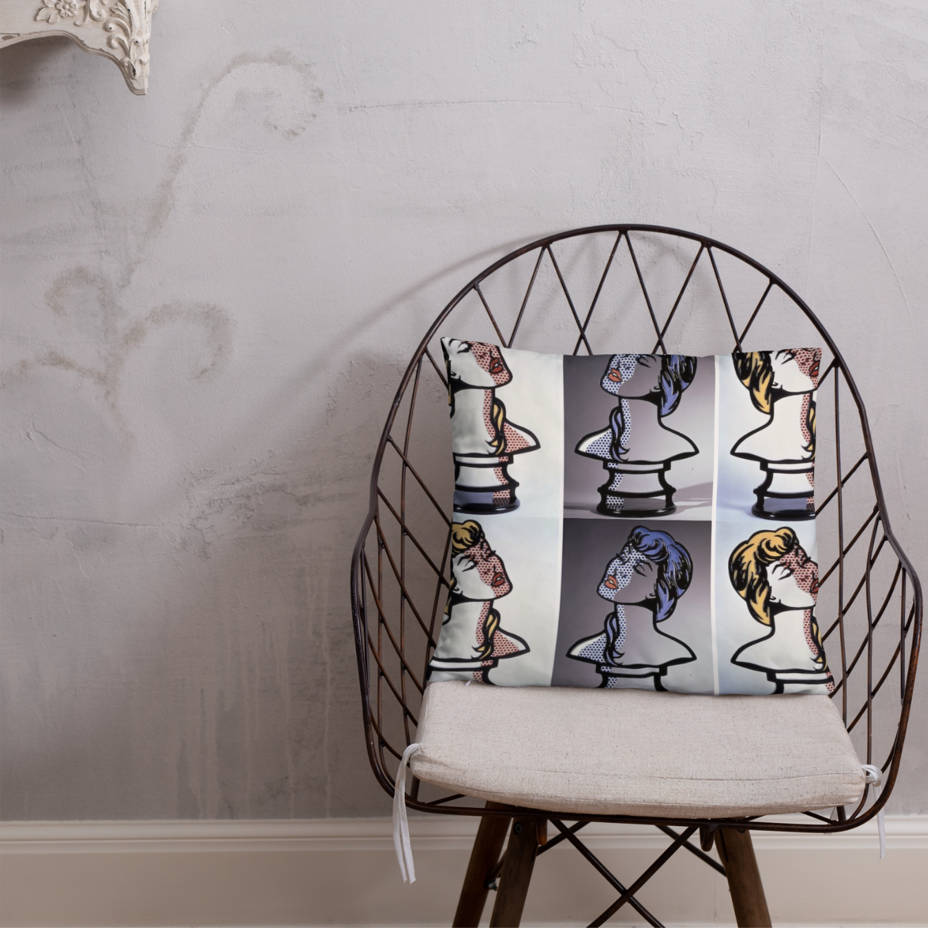 COJÍN DECORACIÓN ROY GREY