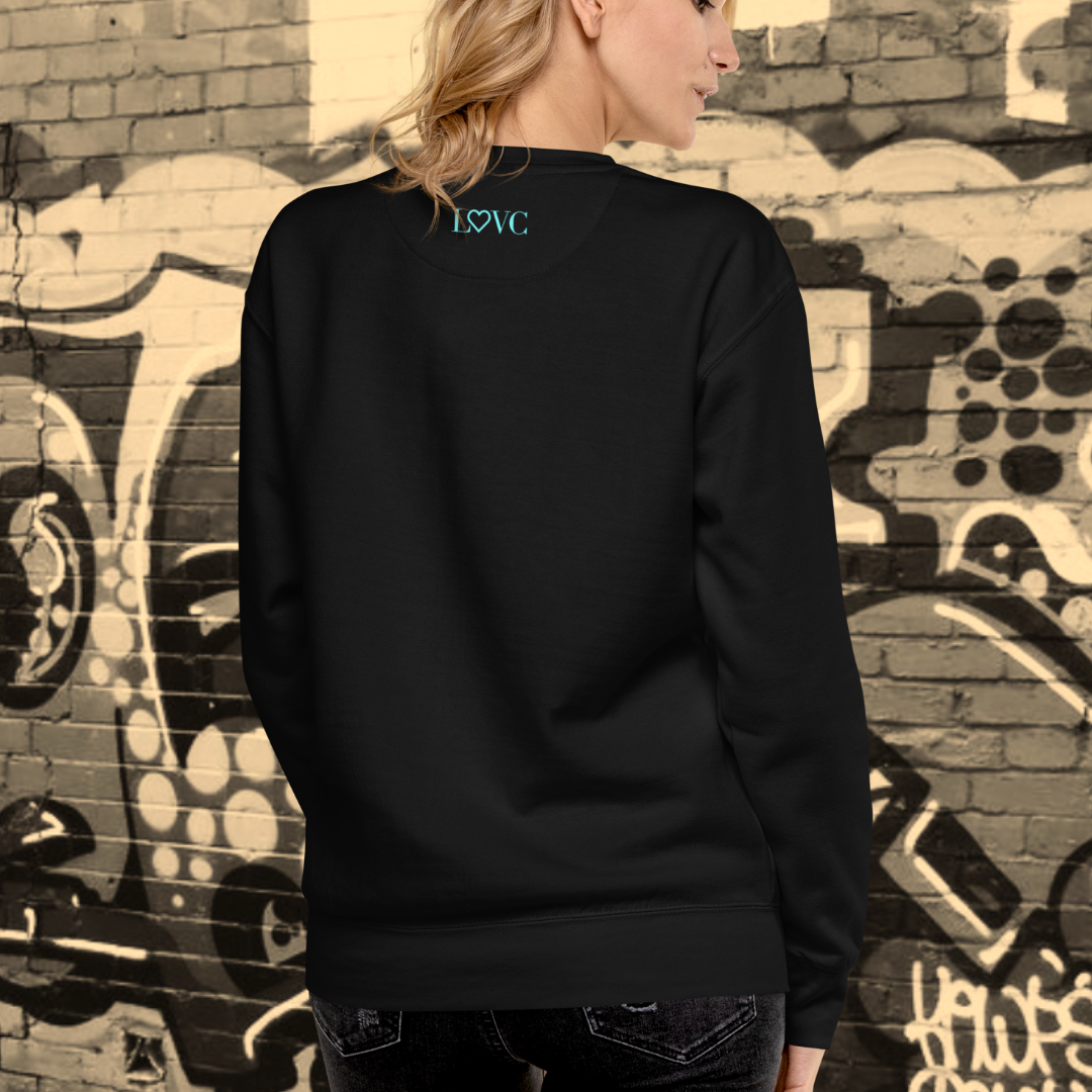 SUDADERA GRUESA MUJER LOGO CUADRADO