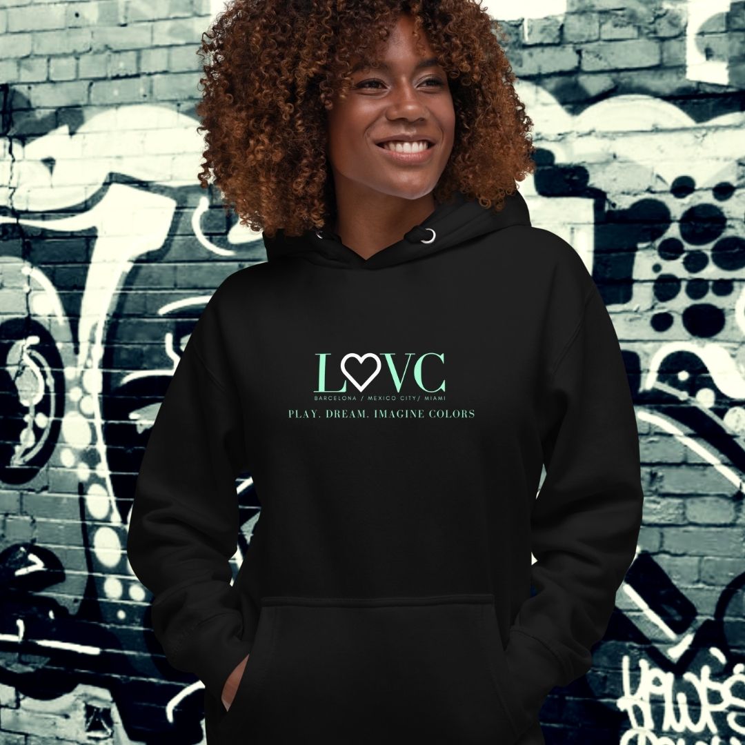 HOODIE CON CAPUCHA MUJER SLOGAN