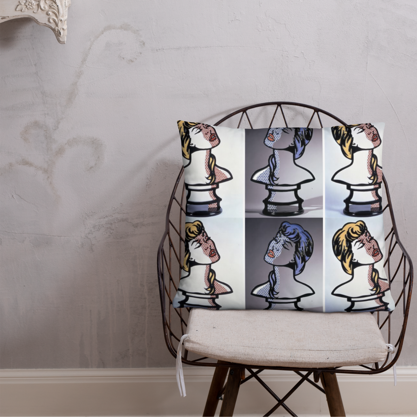 COJÍN DECORACIÓN ROY GREY
