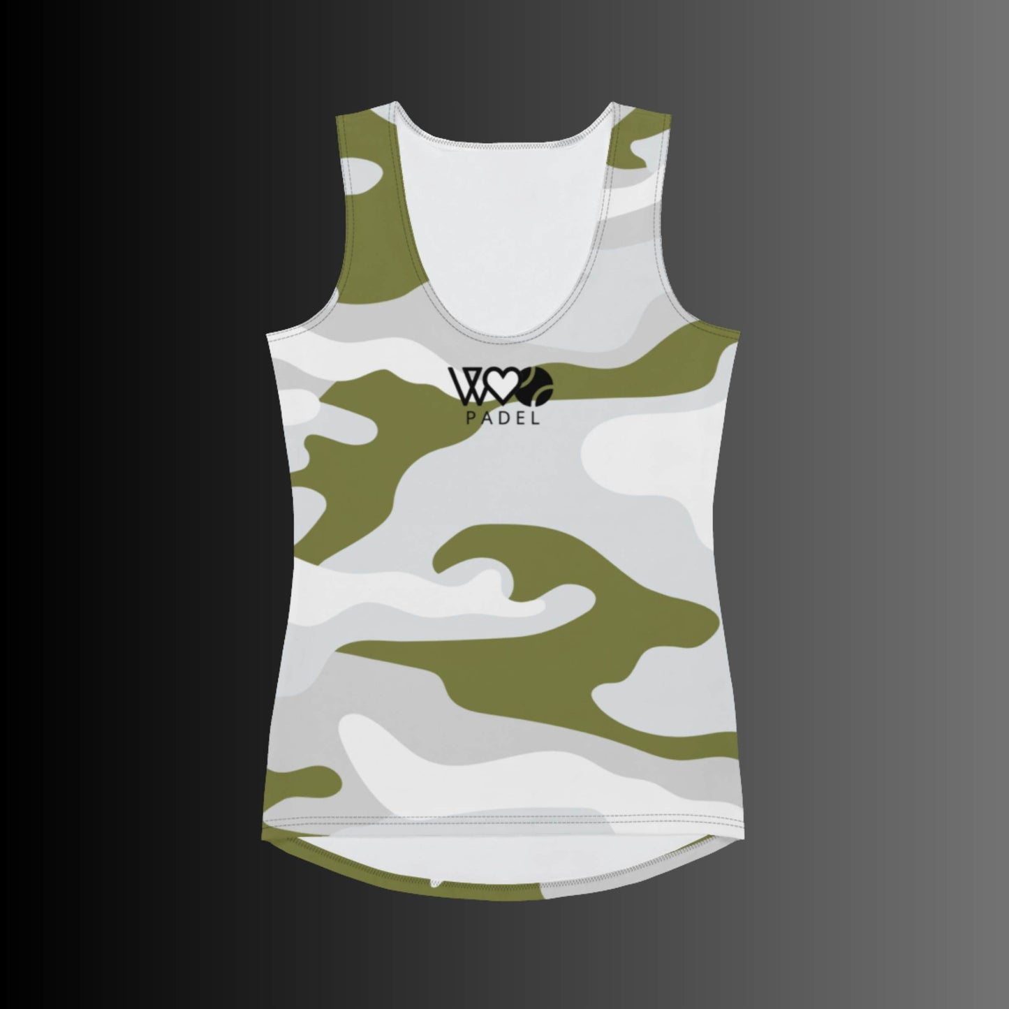 CAMISETA SIN MANGAS ESTAMPADA MUJER PADEL