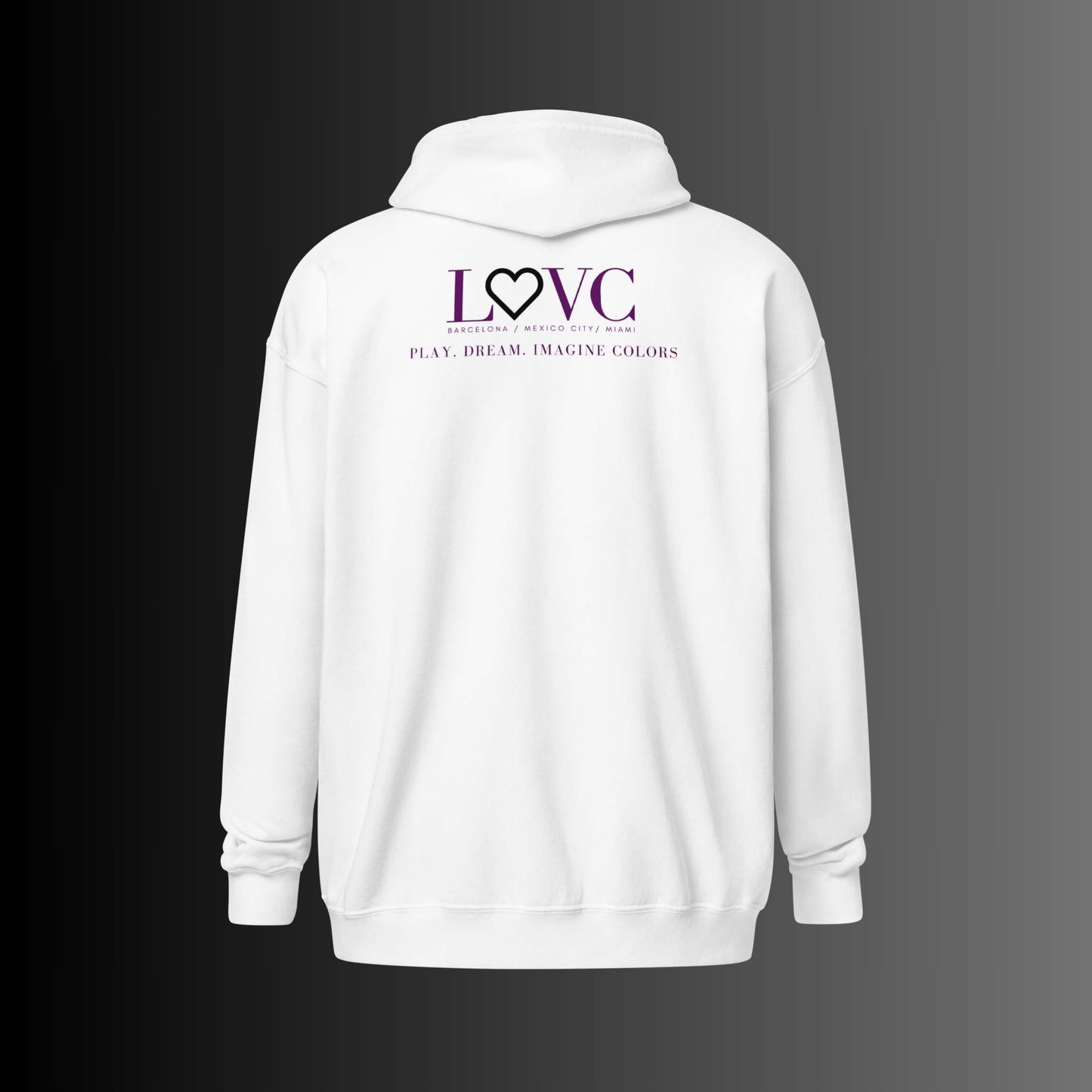 HOODIE CON CAPUCHA Y CREMALLERA MUJER LOGO CLASSIC