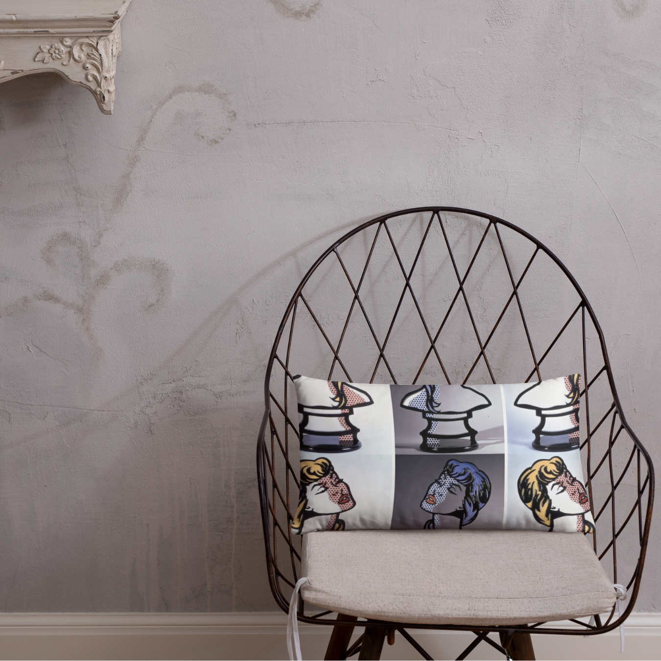 COJÍN DECORACIÓN ROY GREY