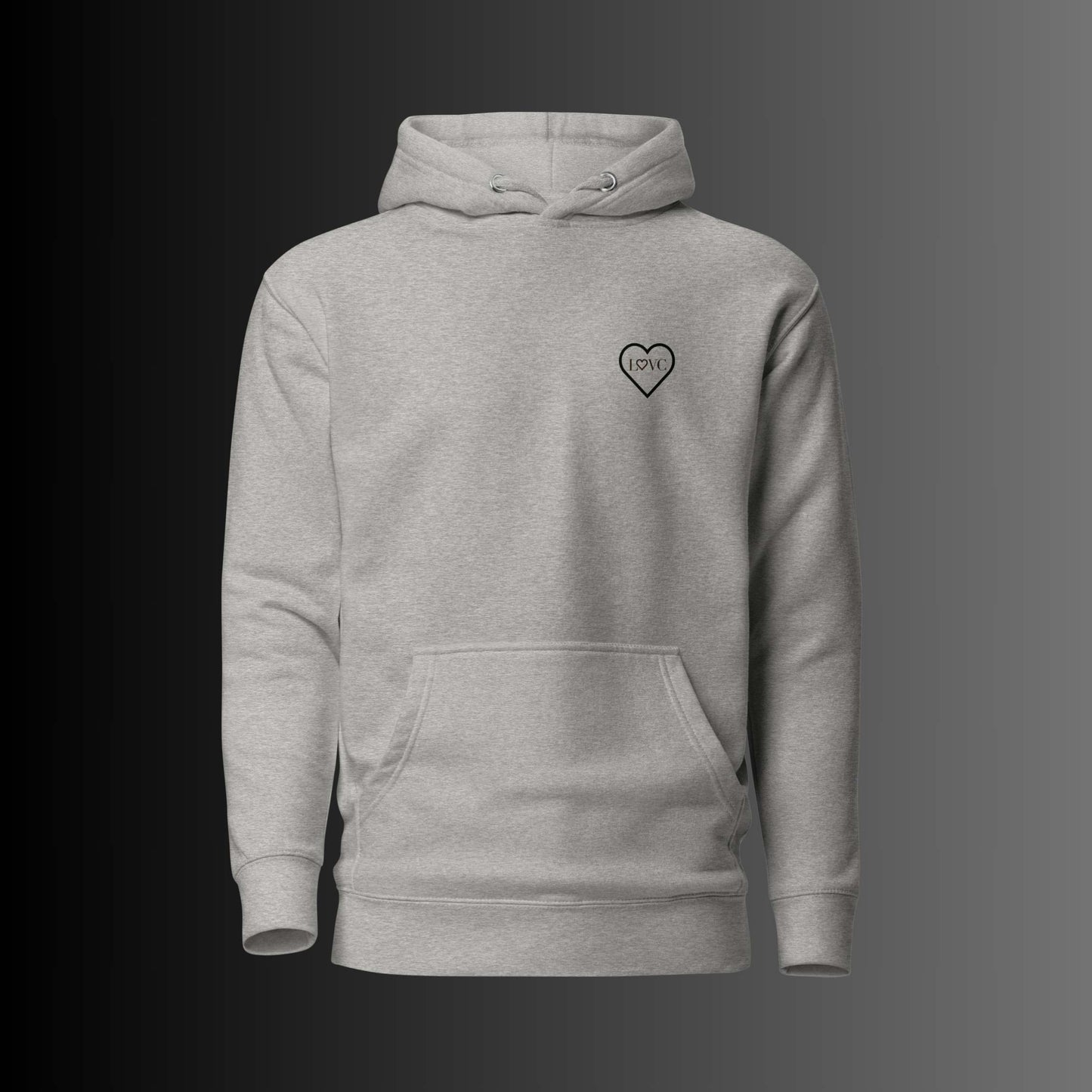 HOODIE CON CAPUCHA MUJER 2CUORE BLACK