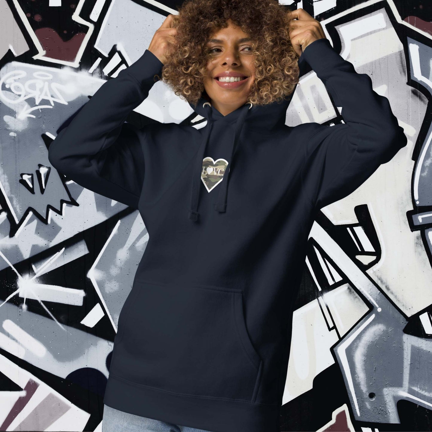 HOODIE CON CAPUCHA MUJER MILITAR