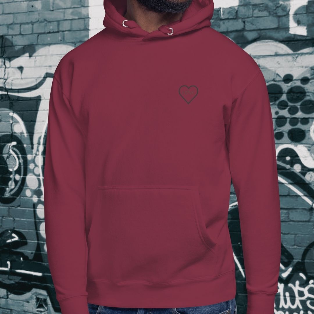 HOODIE CON CAPUCHA HOMBRE 2CUORE BLACK
