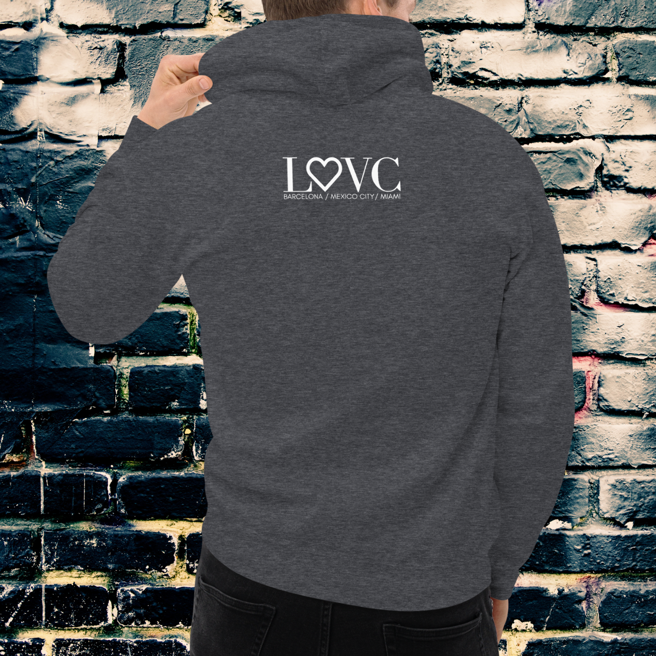 HOODIE CON CAPUCHA HOMBRE LOGO MILITAR