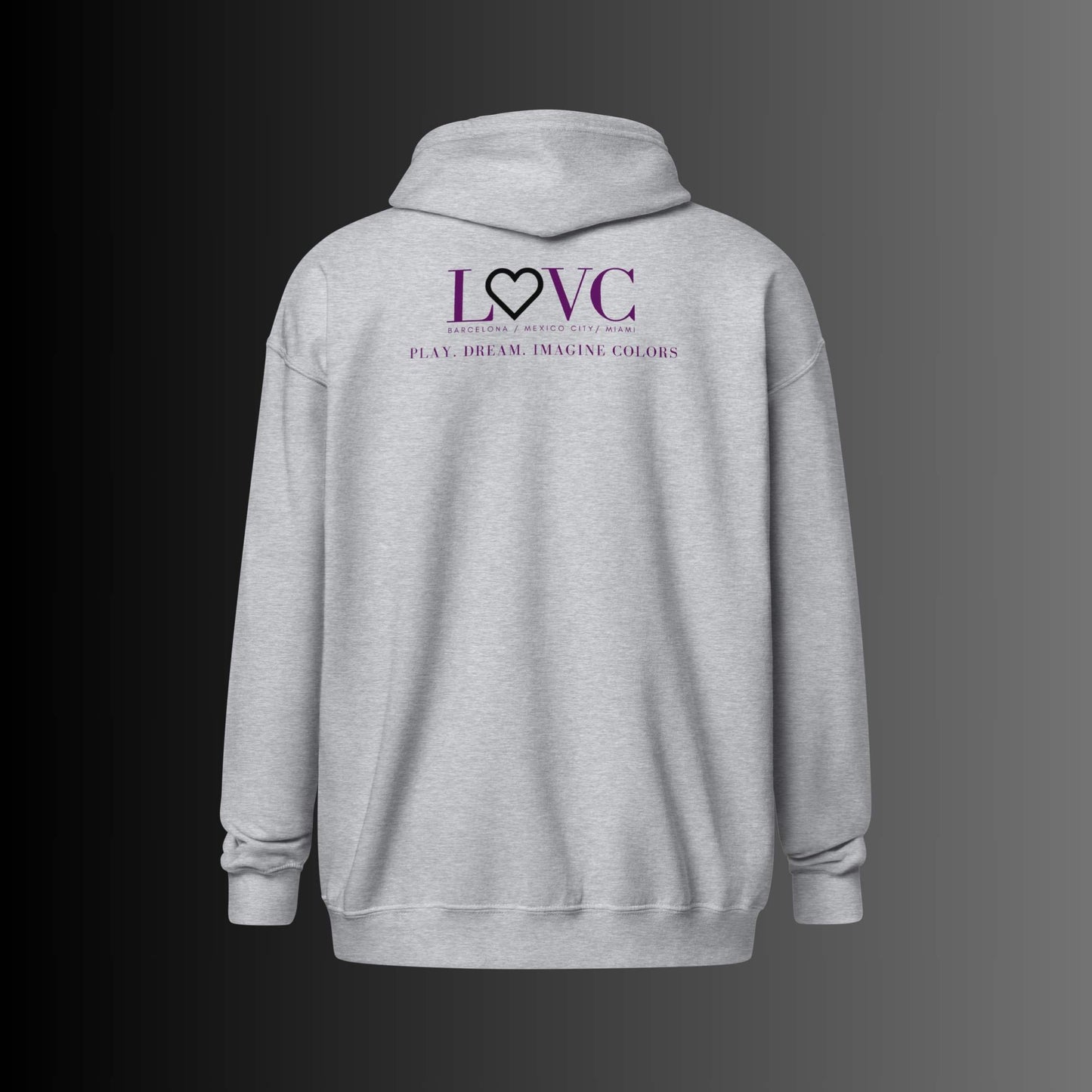 HOODIE CON CAPUCHA Y CREMALLERA MUJER LOGO CLASSIC